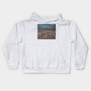 Autumn view over Paris. Kids Hoodie